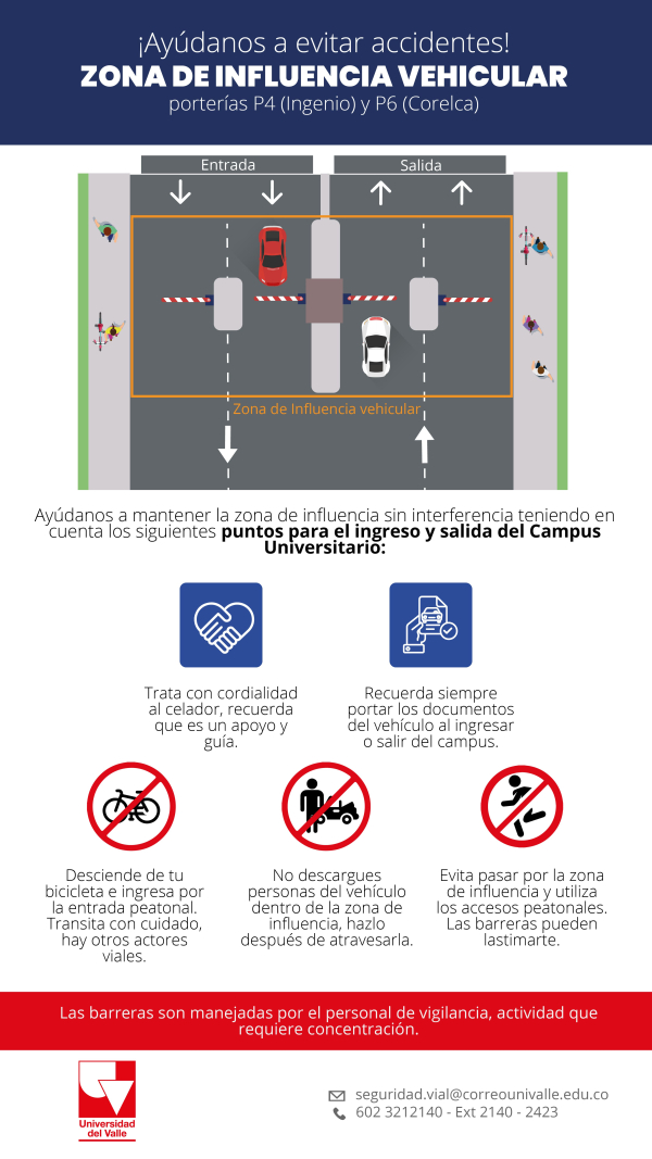 Ay&uacute;danos a evitar accidentes