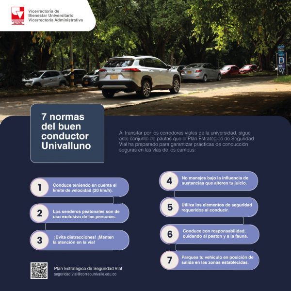 7 Normas del buen conductor univalluno